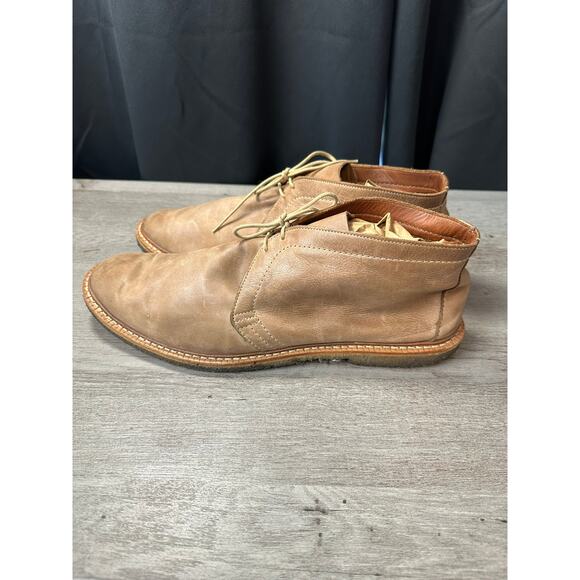 Allen Edmonds Mojave Boots Shoes Tan Leather Size 14 main image 5